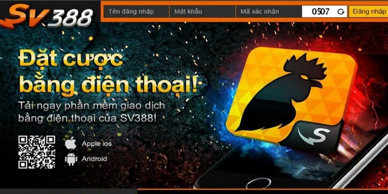 Tải app SV388 về điện thoại Android, Iphone